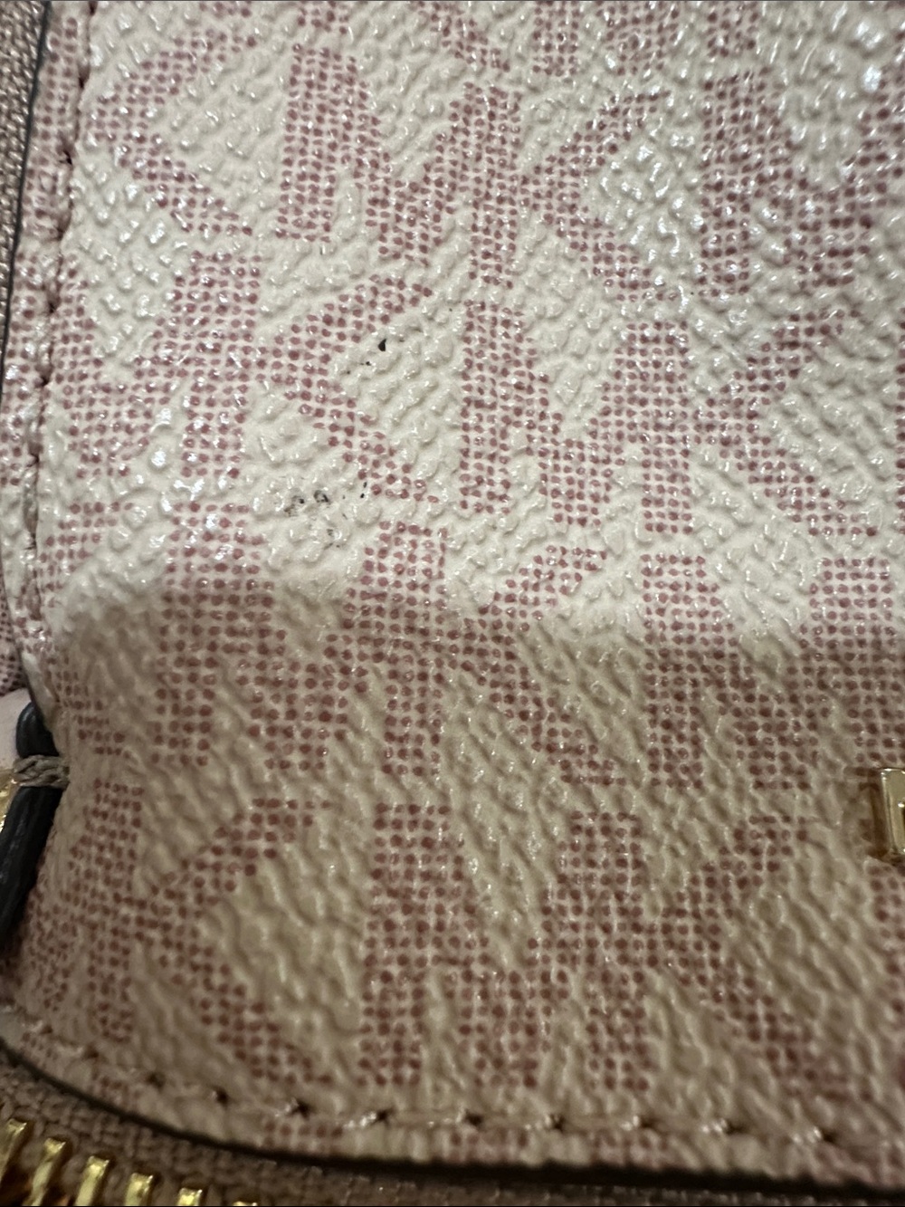 Michael Kors Mini Backpack Pink Vanilla Color Block Rhea Mini - Picture 14 of 15